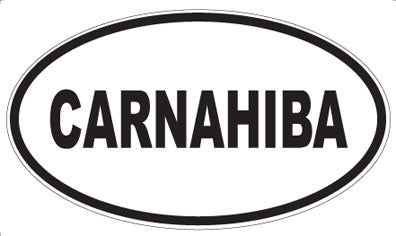 CARNAHIBA - Oval Sticker