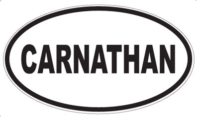 CARNATHAN - Oval Sticker