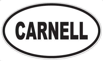 CARNELL - Oval Sticker