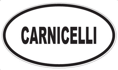 CARNICELLI - Oval Magnet