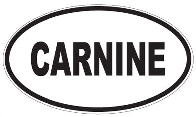 CARNINE - Oval Magnet