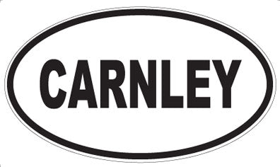CARNLEY - Oval Sticker