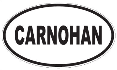 CARNOHAN - Oval Magnet