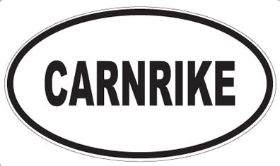 CARNRIKE - Oval Sticker
