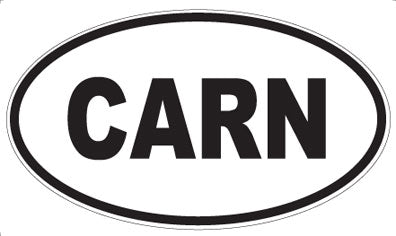 CARN - Oval Magnet