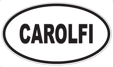 CAROLFI - Oval Sticker