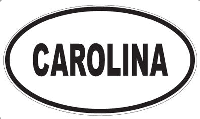 CAROLINA - Oval Magnet