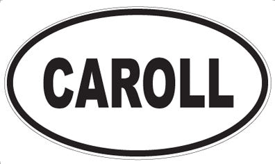 CAROLL - Oval Magnet