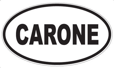 CARONE - Oval Magnet