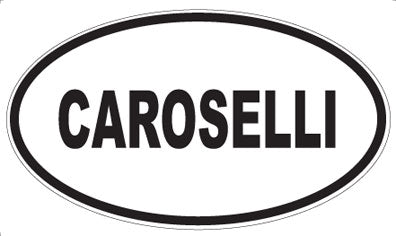 CAROSELLI - Oval Sticker