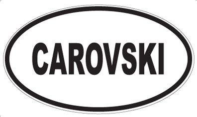CAROVSKI - Oval Sticker