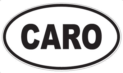 CARO - Oval Magnet