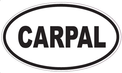 CARPAL - Oval Sticker