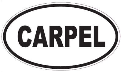 CARPEL - Oval Sticker