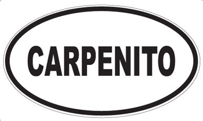CARPENITO - Oval Magnet