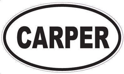 CARPER - Oval Sticker