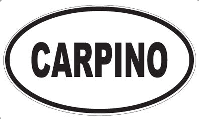 CARPINO - Oval Magnet