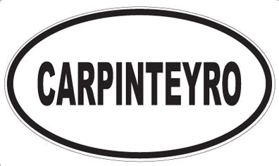 CARPINTEYRO - Oval Magnet