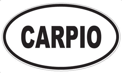 CARPIO - Oval Magnet
