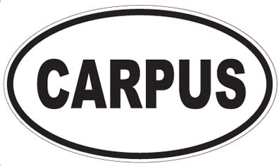 CARPUS - Oval Sticker