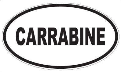 CARRABINE - Oval Magnet