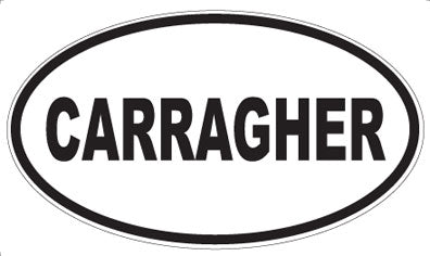 CARRAGHER - Oval Magnet