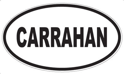 CARRAHAN - Oval Magnet