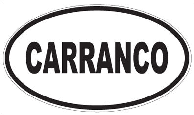 CARRANCO - Oval Sticker