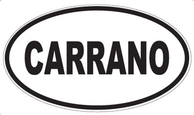 CARRANO - Oval Magnet