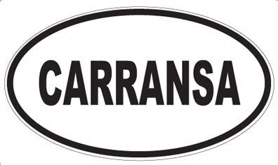 CARRANSA - Oval Magnet