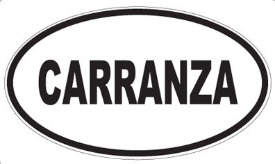 CARRANZA - Oval Magnet