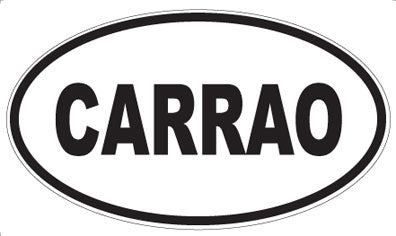 CARRAO - Oval Magnet