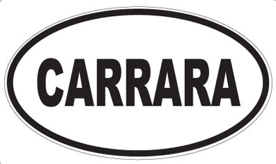 CARRARA - Oval Magnet