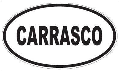 CARRASCO - Oval Sticker