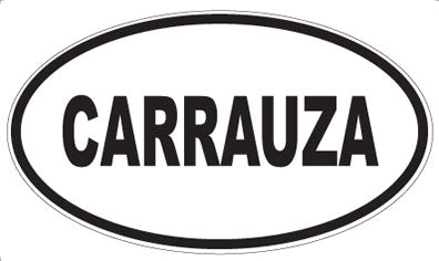 CARRAUZA - Oval Magnet