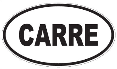 CARRE - Oval Sticker