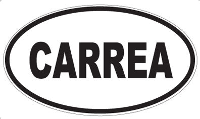 CARREA - Oval Sticker