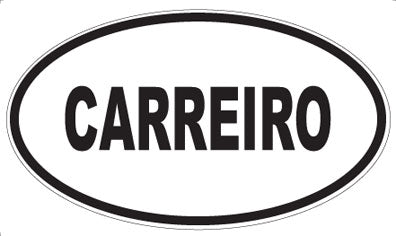 CARREIRO - Oval Magnet