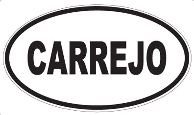 CARREJO - Oval Sticker