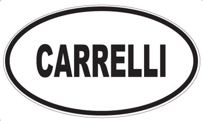 CARRELLI - Oval Magnet