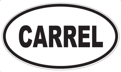 CARREL - Oval Magnet