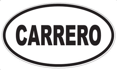 CARRERO - Oval Magnet