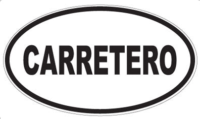 CARRETERO - Oval Sticker