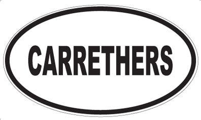 CARRETHERS - Oval Magnet