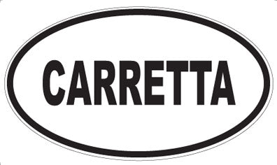 CARRETTA - Oval Magnet