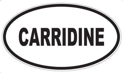 CARRIDINE - Oval Magnet