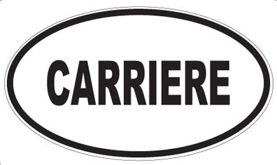 CARRIERE - Oval Magnet