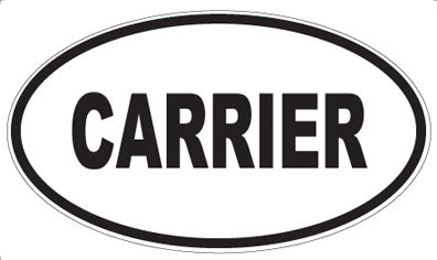 CARRIER - Oval Magnet
