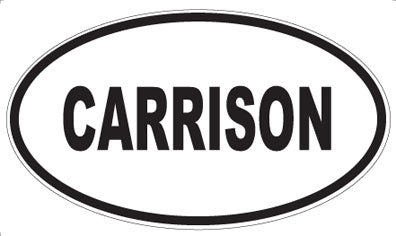 CARRISON - Oval Magnet
