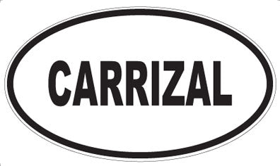 CARRIZAL - Oval Sticker